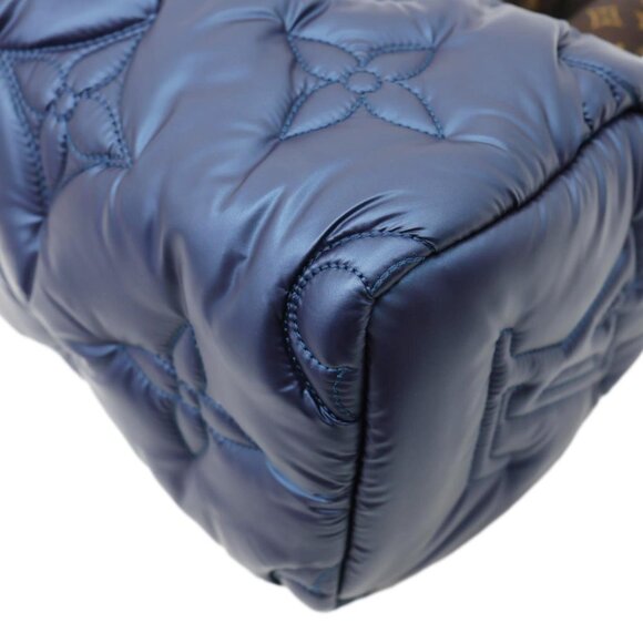 Louis Vuitton Speedy Pillow Bandouliere 25 Econyl Nylon Crossbody Bag Navy Blue - Picture 9 of 13